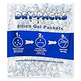 Absorbent Industries halfgr.ind-300pk 300-Pack Indicating Silica Gel Packet, 1/2gm