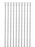 FUNRUN JEWELRY 10PCS 2MM Stainless Steel Ball Chain Necklace for Men Women Bead Chain 20 Inches