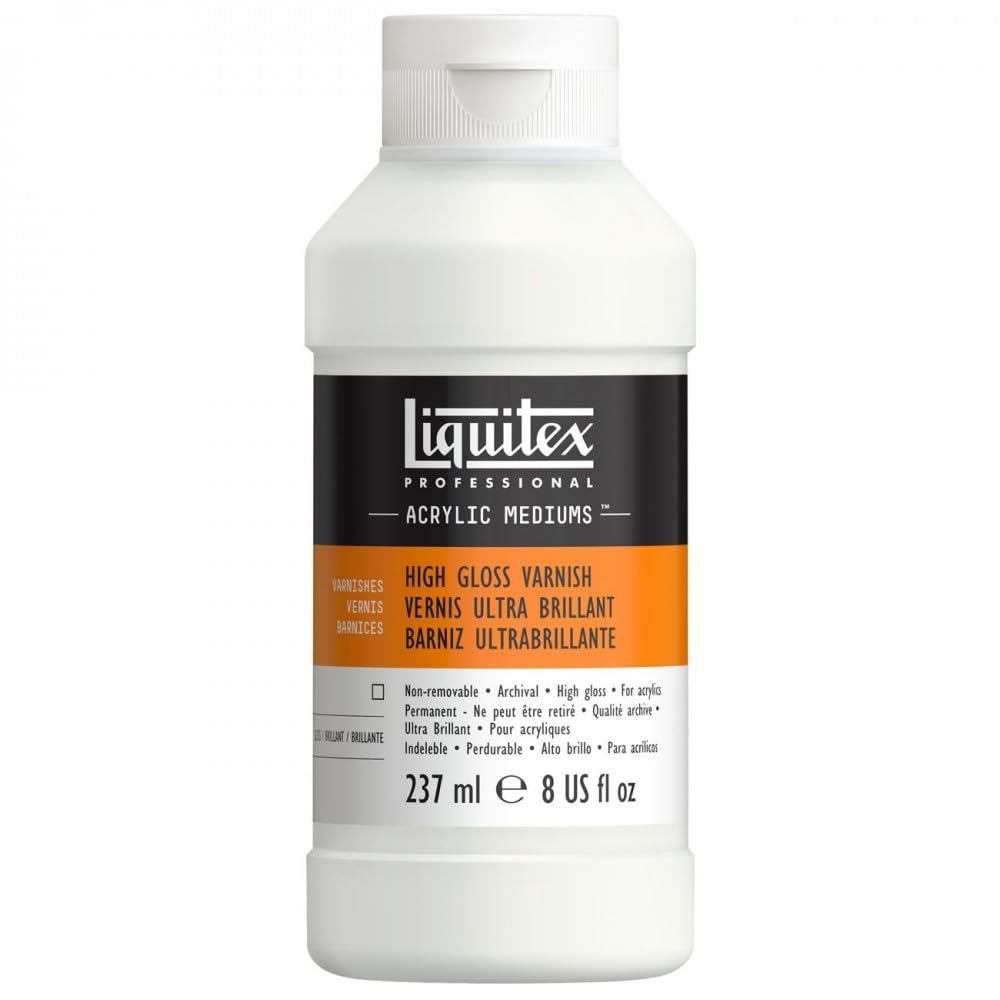 LIQUITEX, 237 ml (Pack of 1),126608 High Gloss Varnish-8oz
