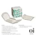 Oi 100% Organic Cotton Ultra Thin Pads with Wings for Maximum Absorption - Super 10 Count - Organic Natural Cotton Pads Provide Comfort and Protection for Leak-Free Periods, Wrapped Individually