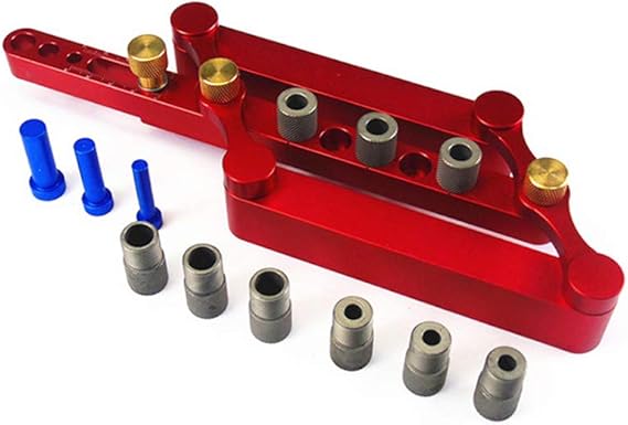 Maschera Centraggio Per Fori - Guida Trapano Per Legno Con 3 Misure (6/8/10mm) - Foto 5