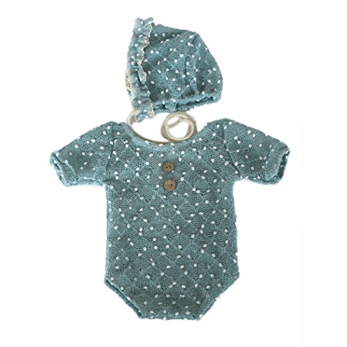 Raylans Baby Newborn Costume Jumpsuit Romper Photo Prop Outfit With Beanie Hat