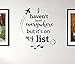 Travel Wall Decal Quote - I Haven't Been Everywhere But It's On My List - Inspirational Motivational Wall Art, Vinyl Lettering Wall Stickers for Office Living Room Home Decor - by Earthabitats