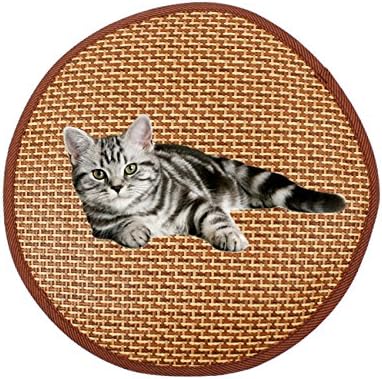 VircleK Cooling Pet Mat, Summer Breathable Bamboo Mat, Portable Pet Tents & Houses Cooling Pet Bed for Dogs and Cats (S Size)