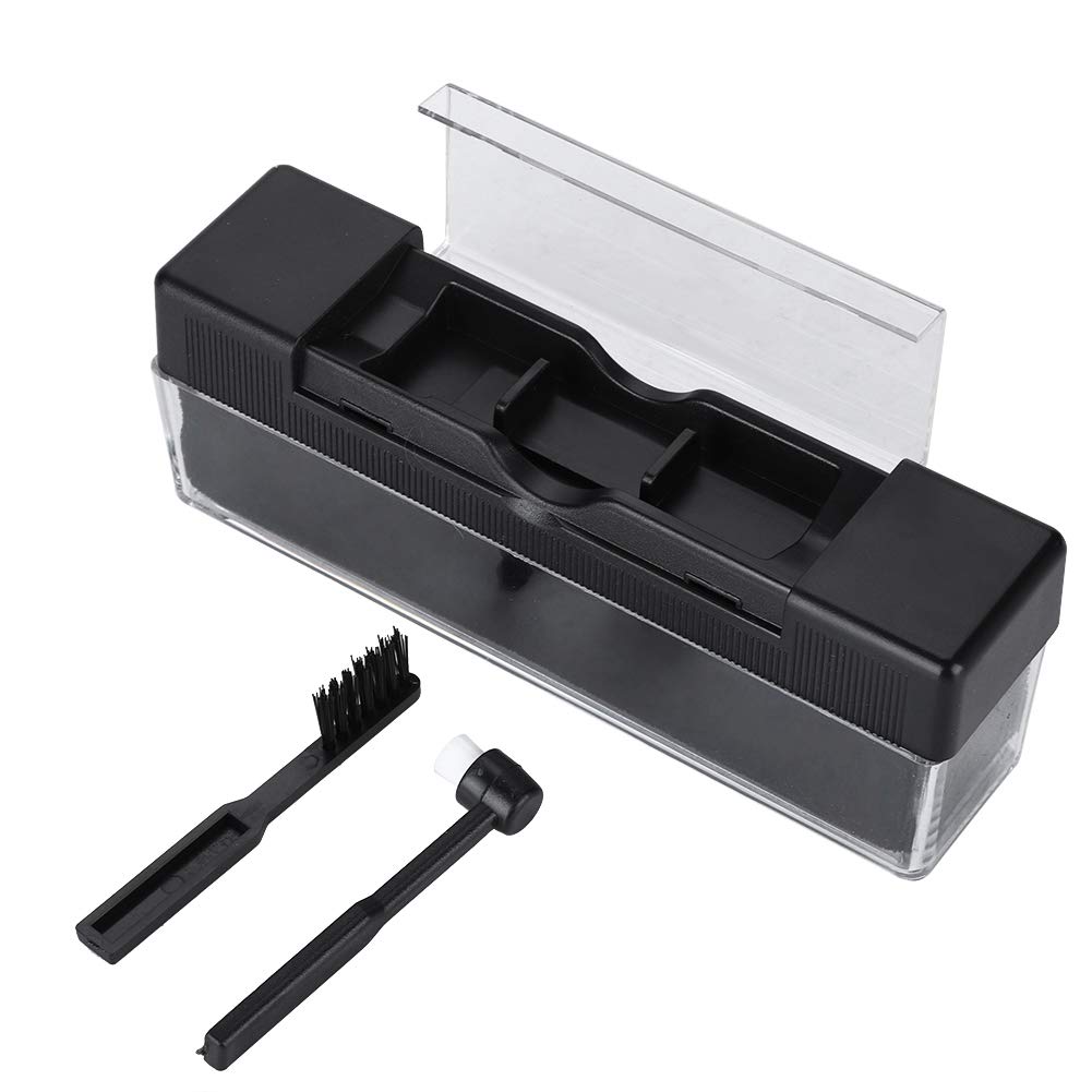 Wendry Record Cleaner Stylus Brush, Audio Record Cleaner Brush Anti Static Vinyl Record Cleaner Cleaning Brush Dust Remover for Vinyl Record Player, Environmentally friendly formula