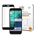Orzly Google Pixel Screen Protector, 2.5D Pro-Fit Tempered Glass Screen Protector for Google Pixel Phone (5 inch Model - 2016) - Transparent with Charcoal Black Rim