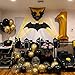 Allenjoy 7x5ft Superhero Cityscape Backdrop Night Buildings Great as Super Hero Bat City Photo Booth Background boy 1st First Birthday Party and Event Banner Decorations Baby Shower Studio Props