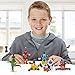 YEEMAX Classic Wooden Toy Robots, Wooden Pretend Role Play for Kids,  Space and Rockets Playing Buddies,  Robot Party Supplies, Robot Figurine and Decor(Pack of 6)