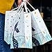 WERNNSAI 16 PCS Mermaid Party Supplies - Party Bags for Girls Treats Bags Storage Gift Portable Paper Goodies Bags for Kids Birthday Baby Shower Pool Party Favors