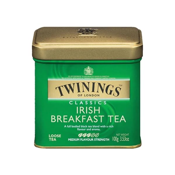 TWININGS IRISH BREAKFAST LOOSE TEA, 3.53 OUNCE TIN...