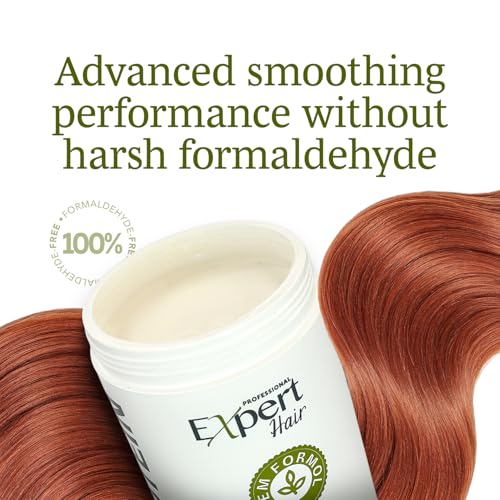 Expert Hair Bio Protein Hair Smoothing Treatment - Formaldehyde-Free Straightening, Anti-Frizz Keratin with Organic Keratin for Sleek , 1kg