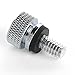 Amazicha 1/4''-20 Thread Seat Bolt Mount Knob Cover Nut Kit for Harley 1996-2019