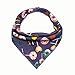 Set of 4 Baby Organic Bandana Drool Bibs for Boys and Girls. 100% Cotton, Soft, Absorbent, Hypoallergenic. Unisex Baby Bibs by Truhapi for Drooling and Teething - Bonus Pocket Wet Bag