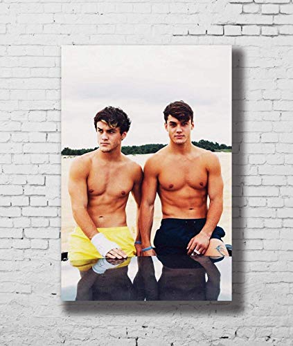 Dolan Twins Shirtless Hot Custom Pop Poster No Frame (16 x 24)