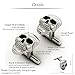 Mens Skull Cufflinks EVBEA Cool Stylish Unique Pirate Skeleton Cross Cufflinks Set(CL2)