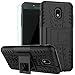 Galaxy J3 2018 Case with HD Screen Protector, J3 Star Case, J3 V 3rd Gen Case,J3 Achieve Case,Express Prime 3/Amp Prime 3,J337A,J3 Orbit,J3 Sol 3 Case Kickstand SunRemex for Samsung Galaxy J3(Black)
