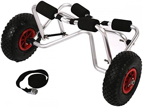 Brand new Kayak Canoe Boat Carrier Trolley Trailer Dolly Transport Cart Wheel Size 10 Inches