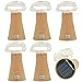 6 Pack Warm White Solar Powered Wine Bottle Lights,39inch 10 LED Bright Solar Lights for Bottles,Cork Bottle,String Lights Indoor,Copper Lights,Light In Bottle,Party Decor,Bottles for Lights