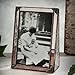J Devlin 4x6 Vertical Champagne & Rose Stained Glass Photo Frame