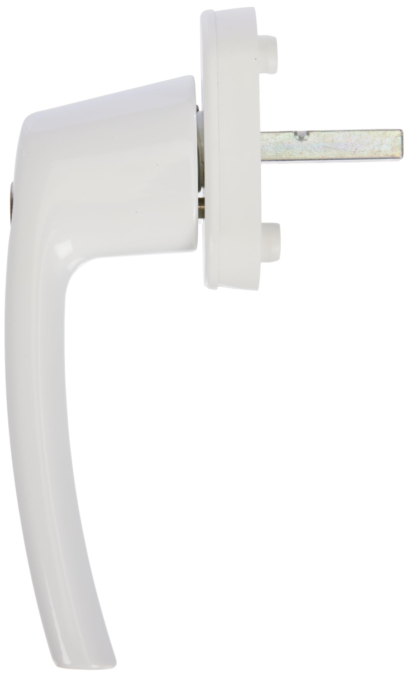 Window Handle Roto Line Lockable 40 Nm Traffic White with Screws Square Pin 7 x 32 mm