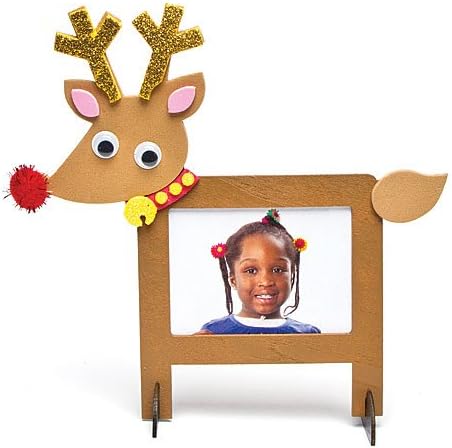 Amazon Co Jp クリスマス トナカイ 木製フォトフレームキット 子供達の手作り 思い出のプレゼントに 楽しい写真立て おもちゃ