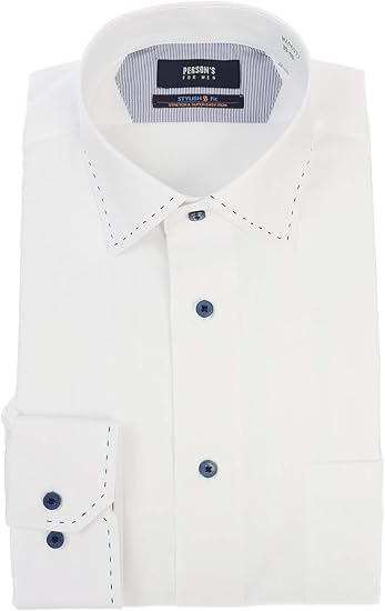 Amazon Co Jp ヨウフクノアオヤマ 洋服の青山 パーソンズ フォー メン Person S For Men オールシーズン用 ワイドカラースタイリッシュワイシャツ ライクラt400ファイバー Wap0977 服 ファッション小物