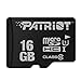 Patriot LX Series 16GB High Speed Micro SDHC Class 10 UHS-I Transfer Speeds For Action Cameras, Phones, Tablets, and PCs