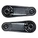 Brock Replacement Driver and Passenger Side Black Manual Window Crank Handles Set Compatible with 1999-2020 Silverado/Sierra & 2000-2014 Tahoe/Suburban/Yukon/Yukon XL & 2007-2013 Avalanche