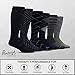 Pembrook Light Compression Socks for Men - 6 Pairs | 8-15 mmHg Cotton Compression Socks Men | Polkadots, Stripes, Argyle, Grey, Black Compression Sock | Support Socks