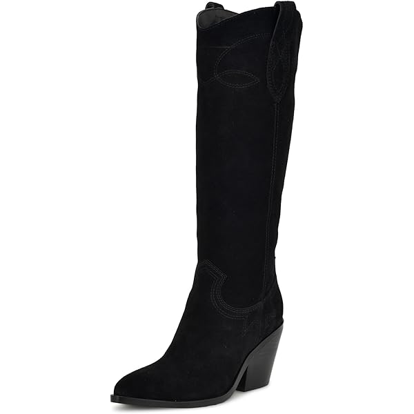 Amazon.com | Nine West Women's Nans2 Boot, Black 001, 5