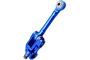 TIKSCIENCE Fixed Link Steering Aluminum with 25t Servo Arm Fit for 1/7 Traxxas UDR Futaba Savox Traxxas, Upgrade Part 25T Servo Horn and Steering Link Tie Rod