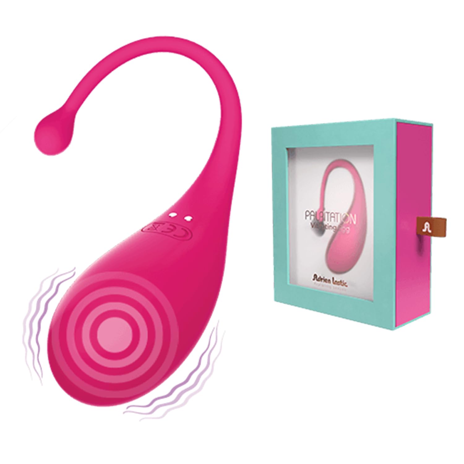 Adrien Lastic Vibrating Love Ball-05538750000 Pink One Size