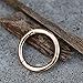 Hinged Seamless WildKlass Jewely Septum Clicker Ring 316L Surgical Steel (Sold Individually) (18GA 6mm Rose Gold)