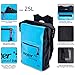 Malagu Waterproof Dry Bag Floating Lightweight Backpack with Long Adjustable Shoulder Strap Roll Top Sack for Kayaking/Skiing/Camping/Swimming/Fishing/Water Sports/Travel/Climbing/Phone (Blue)