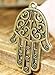 yueton?Pack of 30 DIY Hollow Beautiful Hand Lucky Charms Pendants for Crafting, Jewelry Making Accessory