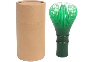 OUGETHER Resin Matcha Whisk Chasen Brush Tools for Matcha Green Tea Powder Reusable Powder Whisk Prepare Japanese Matcha Tea (Green)