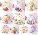 Wudygirl 100 PCS Organza Bags 3.54X4.72 inches Small Jewelry Bags with Drawstring Wedding Christmas Party Lavender Sachets Soaps Marbles Coins Bag (Mix Heart)