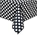 Black Dots Rectangular Plastic Table Cover (54