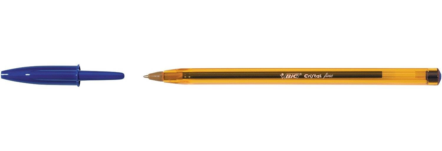 Bic Cristal Fine Ballpoint Pen - Blue (Pack of 50)