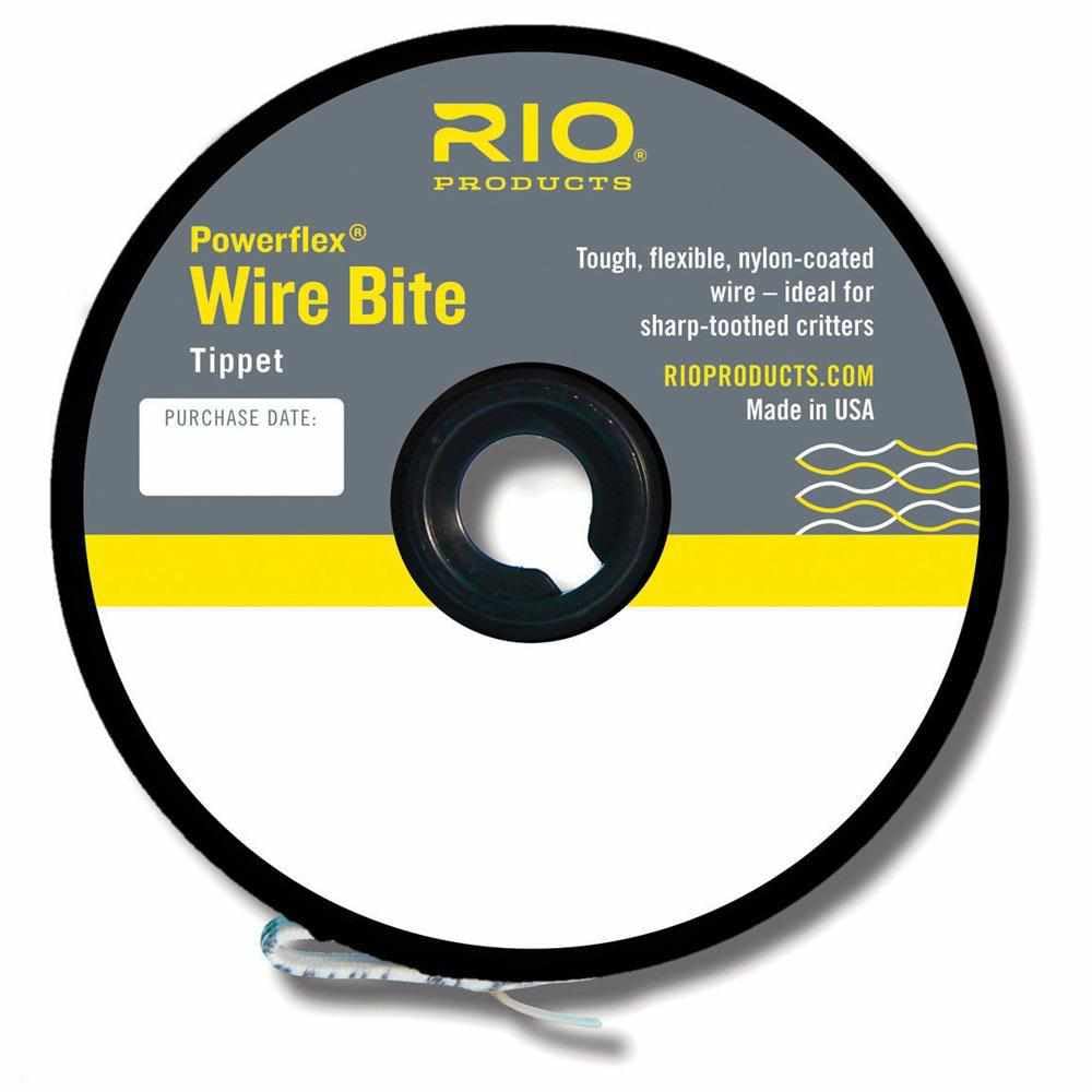 Rio Fly Fishing Tippet Powerflex Wire Bite Tippet 20Lb 15Ft. Fishing Line, Clear