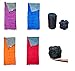 Lightweight Red Sleeping Bag by RevalCamp. Indoor & Outdoor use. Great for Kids, Teens & Adults. Ultra light and compact bags are perfect for hiking, backpacking, camping & travel.