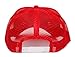 Booty Hunter Unisex-Adult Curved Bill One-Size Truckers Hat ((Red/White))