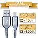 TITACUTE USB Type C Cable 1FT, Short USB 3.0 to USB C Cable 2 Pack Nylon Braided Fast Charger Cable Data Sync Quick Charging Cable