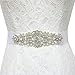Trlyc New White/Ivory Bridal Wedding Dress Rhinestone Sash