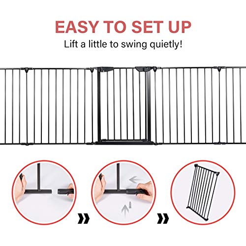 Teekland Baby Gate Child Safety Gate Baby Extra Wide Gate Baby