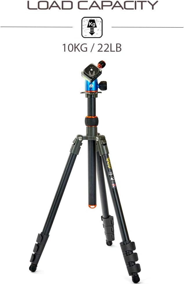 3 Legged Thing Punks Patti Magnesium Alloy Flip Lock Tripod - Adjustable, Multi-use Camera Tripod for Everyday Photography (PATTI) - Image 4