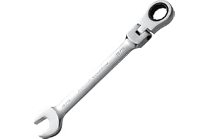 B4B BANG 4 BUCK 15/16 Wrench, Flex-Head Ratcheting Combination Wrench Industrial Grade 72 Teeth 12 Point Ratchet Box Ended and Open End Spanner Tools, SAE