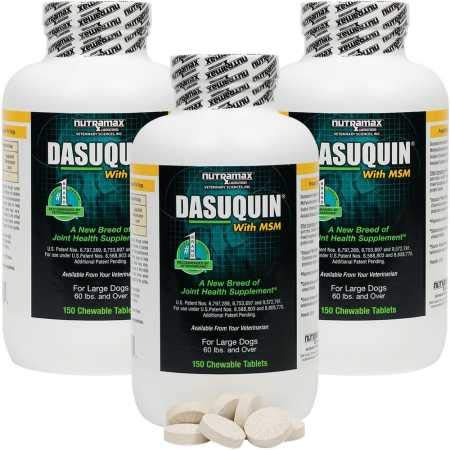 Dasuquin 3PACK for Large Dogs 60 lbs. Over with MSM (450 Chewable Tabs)