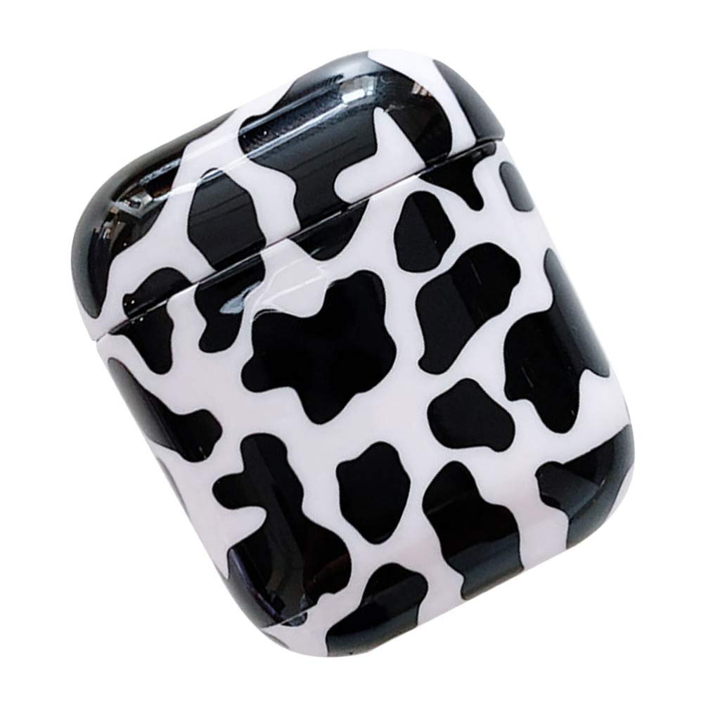 Cow Print Earbuds Case Compatible for AirPods 1/2