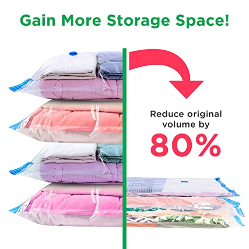 20 Space Saver Vacuum Storage Bags for Clothes, Blanket, Comforter